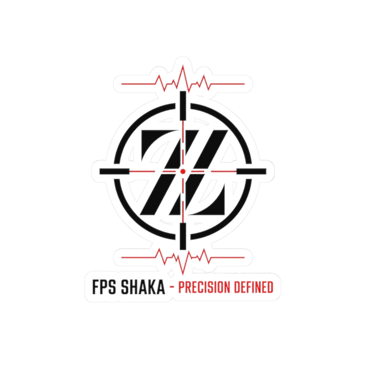 FPS Shaka "FPS SHAKA - Precision Defined" Sticker - Official stickers merchandise
