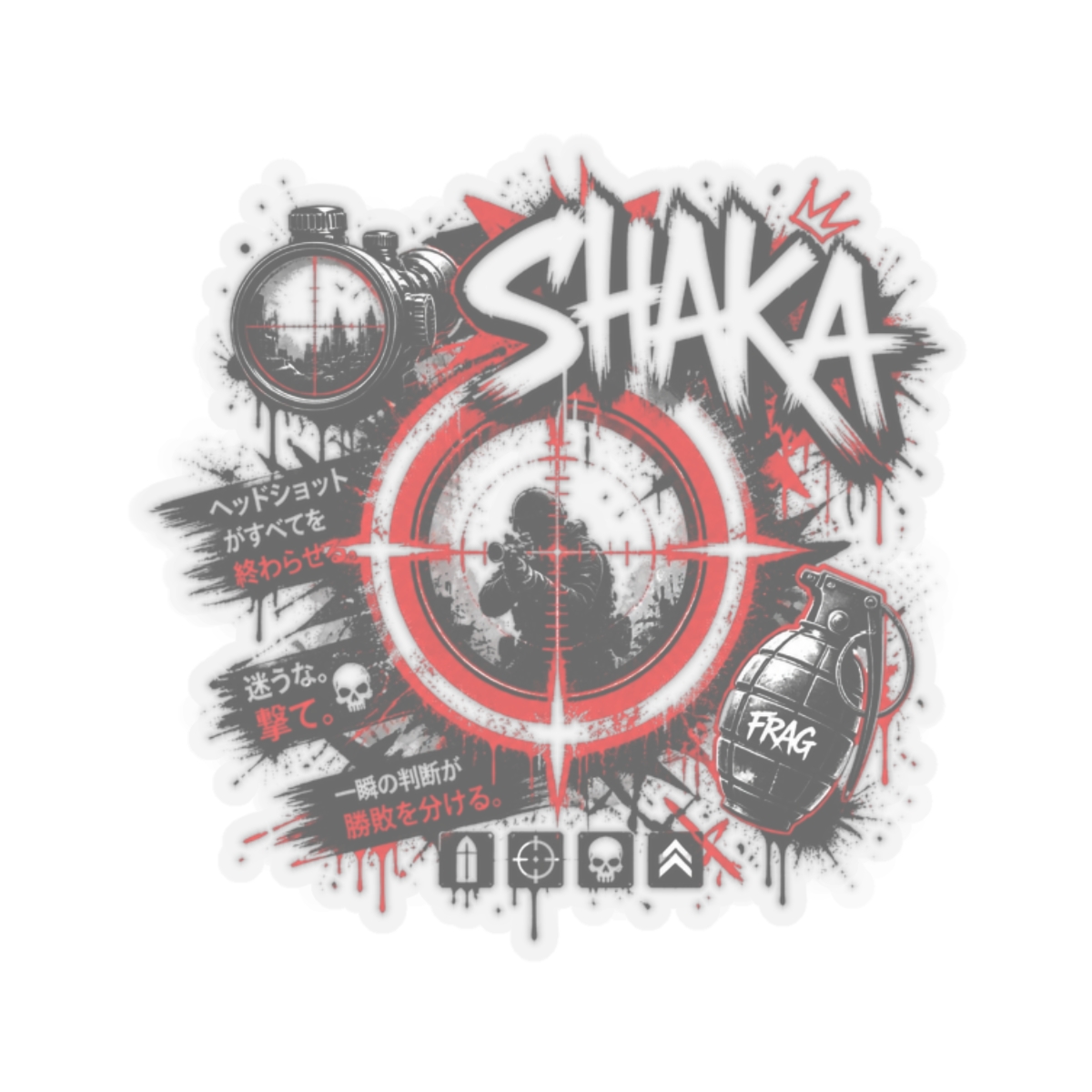FPS Shaka "SHAKA" Sticker